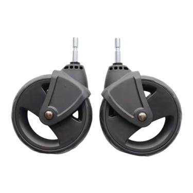 Imagem de Amagogo Conjunto de 2 Rodas para Carrinho de Bebê 13,5 Cm Diâmetro Substituição