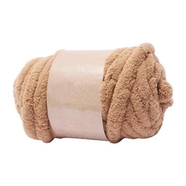 Imagem de predolo Tecido de Tricô, Fio de Crochê, Fio de Pano para Iniciantes em Crochê, Faça Você Mesmo, Bolsa, Cobertor, Almofada, Projetos, Cáqui