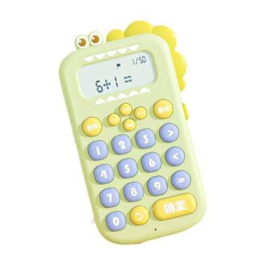 Imagem de Amagogo Calculadora de mesa de escritório portátil inteligente calculadora de aprendizagem para crianças, Verde