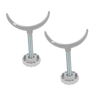 Imagem de menolana 2x Adaptadores de Corrimão para Portão de Bebê em Formato de U, Hastes de Eixo, Removíveis, Resistente ao Desgaste, Peças Fáceis de Usar para Casa