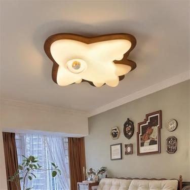 Imagem de Nórdico Moderno Quarto Lâmpada De Teto LED Moda Simplicidade Arte Sala De Estar Estudo De Restaurante Quarto Infantil Corredor Varanda Luz (3821 D55CM)