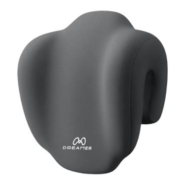 Imagem de FashionCha Travesseiro de Escritório para Dormir E Trabalhar, Suporte de Pescoço para Cadeira de Trabalho Do Almoço, Travesseiro de Pescoço de Espuma Vis, Cinza Escuro