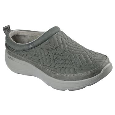 Imagem de Skechers Pantufa feminina de nylon acolchoada Encore, Oliva, 37