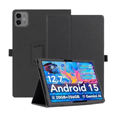 Imagem de Capa para tablet TECLAST ArtPad Pro de 12,7 polegadas, capa de proteção para tablet, suporte dobrável com suporte para lápis e alça de pulso, resistente a quedas, capa de proteção para TECLAST ArtPad