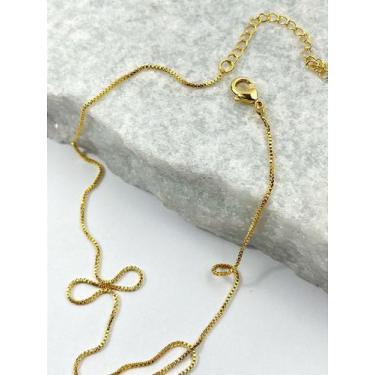 Imagem de Colar Veneziana 40cm Com Alongadora Extensora e Fecho Latão - Banho Ou