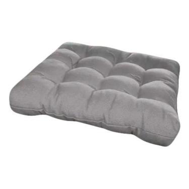 Imagem de Almofada Futon Cadeiras Bancos Áreas 60X60 Cm Cinza