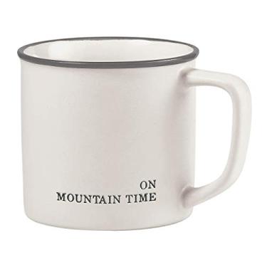 Imagem de Santa Barbara Design Studio Caneca de café Face Stoneware, 473 g, Mountain Time