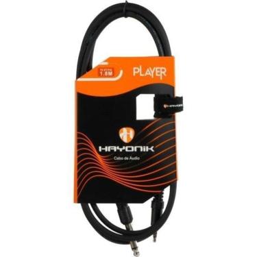 Imagem de Cabo De Áudio Player P2 X P10 1,8M Preto Hayonik