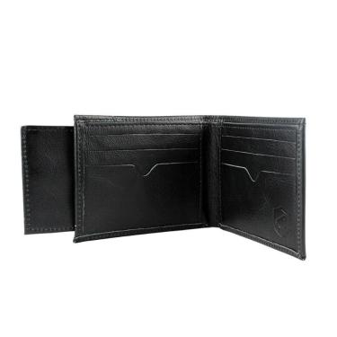 Imagem de Carteira De Couro Masculina - Porta Cartão -Dinamic- Gshield