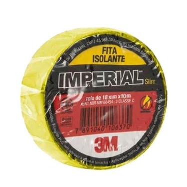 Imagem de Fita Isolante 3M Imperial Amarela 18mm x 10metros