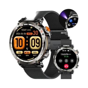 Imagem de Relógio Inteligente Masculino Com Tela Grande Para Atividades Ao Ar Li