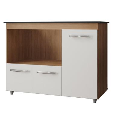 Imagem de Balcão para Cooktop 5 Bocas 3 Portas com Tampo Cortado Anita