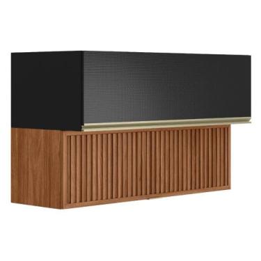 Imagem de Armario Aereo Basculante Ripado 2P 120 cm Proenca Demartez - Demartêz,