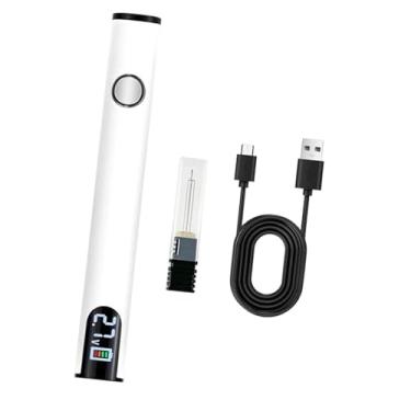 Imagem de MotiveTech Kit de ferro de solda com bateria recarregável USB, caneta de solda sem fio para eletrodomésticos, Branco