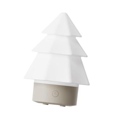 Imagem de WeiLaiKeQi Umidificador de Ar, Difusor de óleos Essenciais, Luminária de Mesa, Umidificador de Névoa Portátil, Difusor de árvore de Natal para Sala de Estar, Mes, Bege, Tamanho real