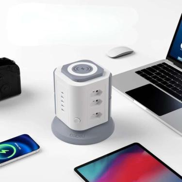 Imagem de Extensão Torre Bivolt com Entradas USB - Atena