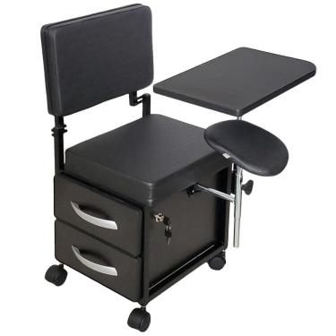 Imagem de Cirandinha Manicure Pedicure Evolux Preto Com Gaveta Preta