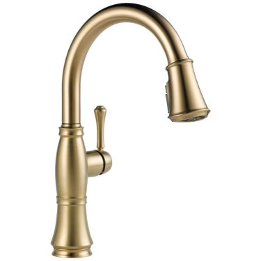 Imagem de Torneira Cozinha com Pulverizador Pull Down de Ancoragem Magnética, Delta Classic Gold 9197-CZ-PR-DST, Champagne Bronze