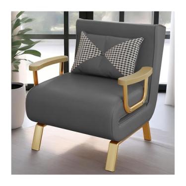 Imagem de Sofá-cama dobrável Sofá-cama individual dobrável e extensível, cadeira-cama para espaços compactos(Pequeno)