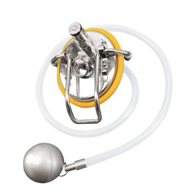 Imagem de Kit de tampa de tubo de imersão flutuante Cornelius Keg - Aço inoxidável com PRV, mangueira de silicone e suporte de antepara - Cerveja caseira para barris