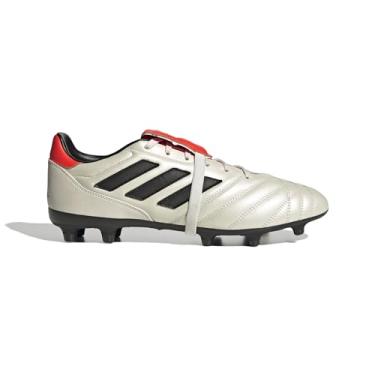 Imagem de adidas Tênis de futebol adulto unissex Copa Sense.4, Branco/Preto/Vermelho Solar, 12 Women/11 Men