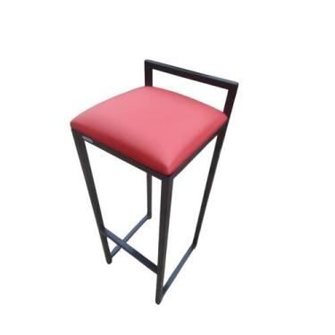 Imagem de Banqueta Alta Bancada Bar Confortável Moderno Design Resistente - Loja