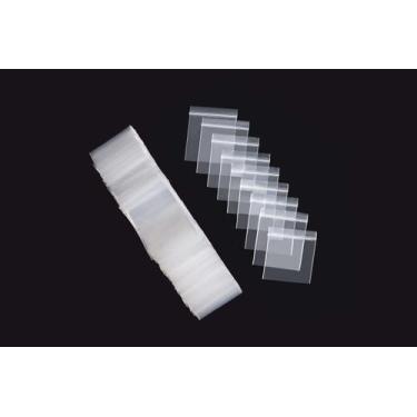 Imagem de Sacos plásticos com zíper de 5 x 5 cm para joias e itens pequenos, 100