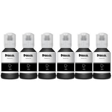 Imagem de Kit 6 Tintas Para Epson L4160 L4150 T504 L6171 L6161 L6191 - Bulk Ink 