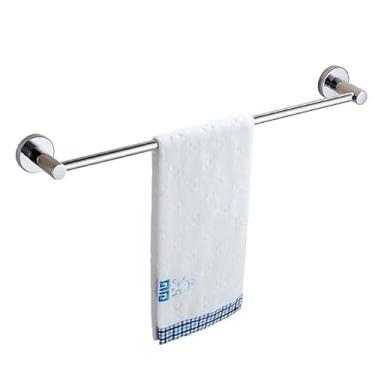 Imagem de Porta Toalha, Toalheiro de Parede Cromado Aço Inox 304 Suporte para Toalhas Banheiro, Moderno E Sofisticado(1 barra)