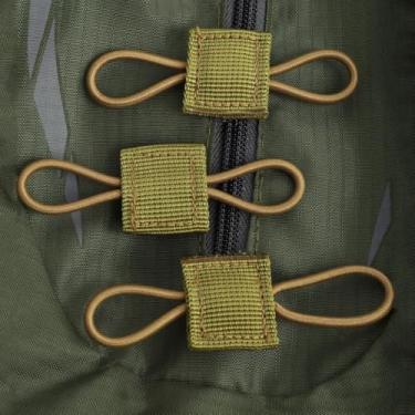 Imagem de 3 peças mochila tática ao ar livre fivela elástica, mosquetão de escalada em forma de D, Verde, Regular