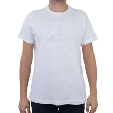 Imagem de Camiseta Masculina Aéropostale MC Branca - 8780167-Masculino