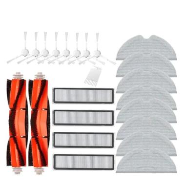 Imagem de Compatible With Dreame D9 / D9 Max/Trouver LDS Finder Robot Vacuum Roller Side Brush Mop Filter Water TankSpare Part Accessories(22pcs)