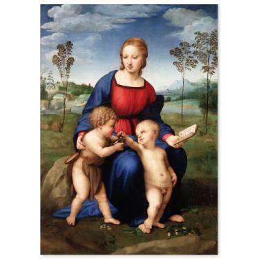 Imagem de 【Feito no Japão】 Pôster Raffaello Sanzio "Madonna del Cardellino"41,53 cm × 29,5 pol. (A3) Impressão em uma folha grossa de arte de parede de pintura de papel