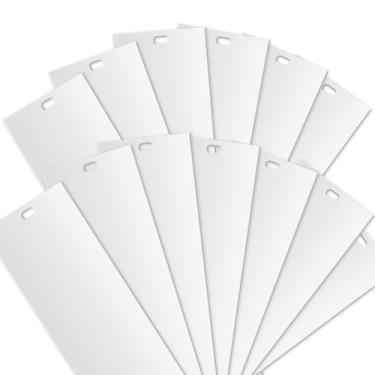 Imagem de 30 peças de persianas verticais de substituição de 209,6 cm de PVC, peças de reposição para porta de vidro deslizante e janela de porta de pátio