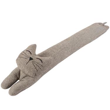 Imagem de SANFERGE Rolha resistente de 34 polegadas 1,4 kg sob a porta, bloqueador decorativo à prova de som, protetor de corrente de ar de economia de energia