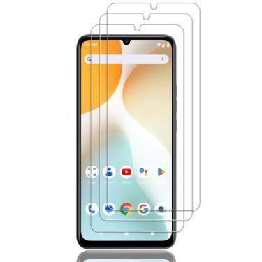 Imagem de Tzstz 3 peças protetoras de tela de vidro temperado para BLU G44 2024 / BLU G64 dureza 9H película protetora de tela HD antiarranhões