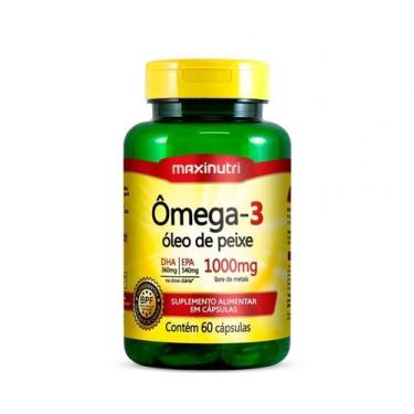 Imagem de Ômega 3 1000mg com 60 capsulas - MaxiNutri
