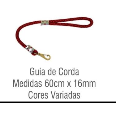 Imagem de Guia de Corda para Cachorro 16mmx60cm - RB Pet