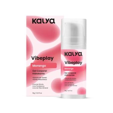 Imagem de Vibplay Morango - Gel Hidratante Corporal Com Efeito Jambu - Kalya