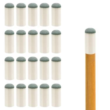 Imagem de 20 peças de pontas de taco de bilhar 12 mm, pontas de taco de sinuca de 1,2 cm, kit de substituição, pontas de taco de bilhar, acessórios de mesa de sinuca para Snooker e bilhar Lp Century