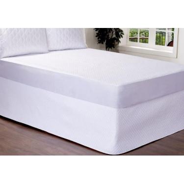 Imagem de Saia para Cama Box Solteiro, Viúva, Casal Padrão e Queen Matelassê Aju