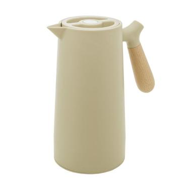 Imagem de Garrafa Térmica Nórdica Com Cabo De Madeira 1 Litro Menta