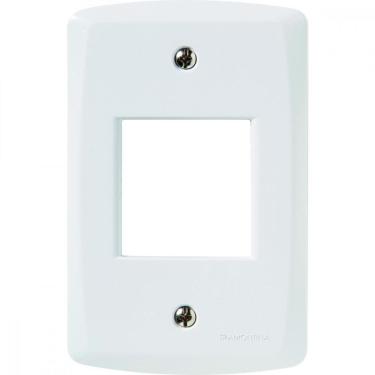 Imagem de Placa 2 Postos Juntos 4x2 Tramontina Lux² Branca