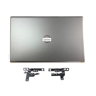 Imagem de Lyinsen Tampa traseira traseira para LCD de 15,6 polegadas de substituição com dobradiças para Dell Inspiron 15 5510 5515 5518 0CHFVW CHFVW Prata