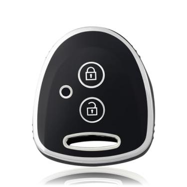 Imagem de Capa para chave de carro de TPU (poliuretano termoplástico), capa de proteção para chave automotiva Perodua, capa moderna, 2 botões, acessórios de carro