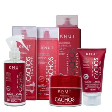 Imagem de Kit Knut Cachos Definição Completo + Leave-In 750Ml