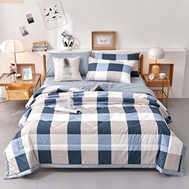 Imagem de Cobertor de verão único, lavável, cobertor de edredom, cobertor de verão, estampa de melancia, cobertor de verão, proteção de ar condicionado, macio (cor 5, 200 x 230 cm)