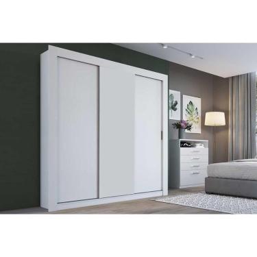 Imagem de Guarda Roupa Casal 3 Portas De Correr E 2 Gavetas Ph 1681 Branco - Herval