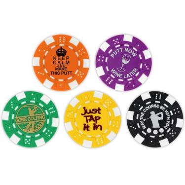 Imagem de Marcador de Pelota de Golf Fichas de Póker Colección DA VINCI 11.5 g (