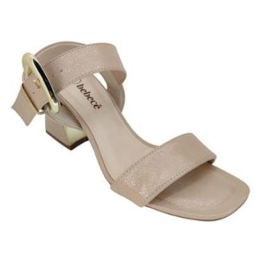 Imagem de Sandália Bebecê Salto Bloco 6049103 - Feminino-Feminino